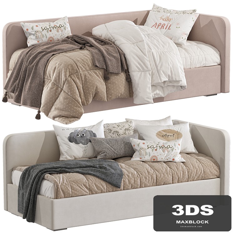 Corner bed Bruni kids 336