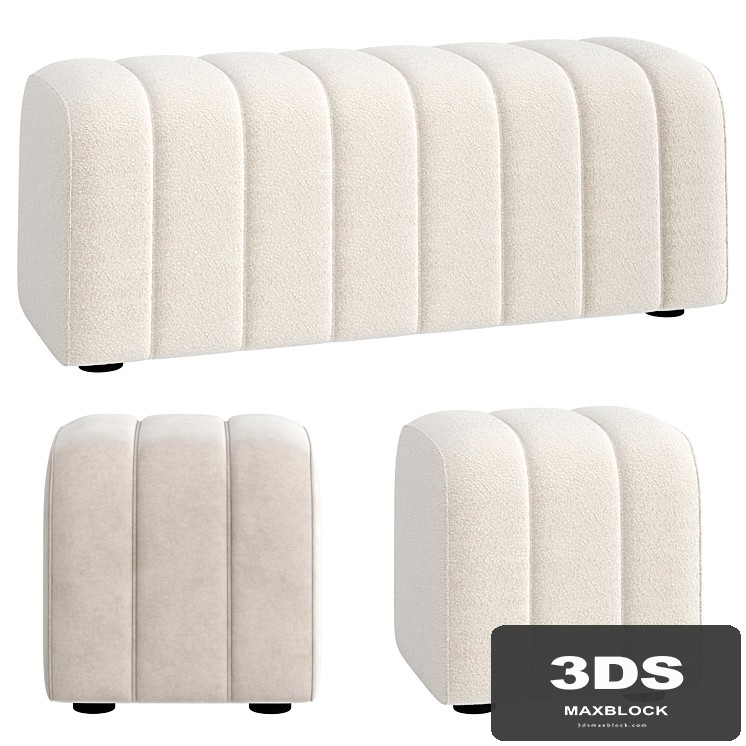 STUDIO Pouf and Bench