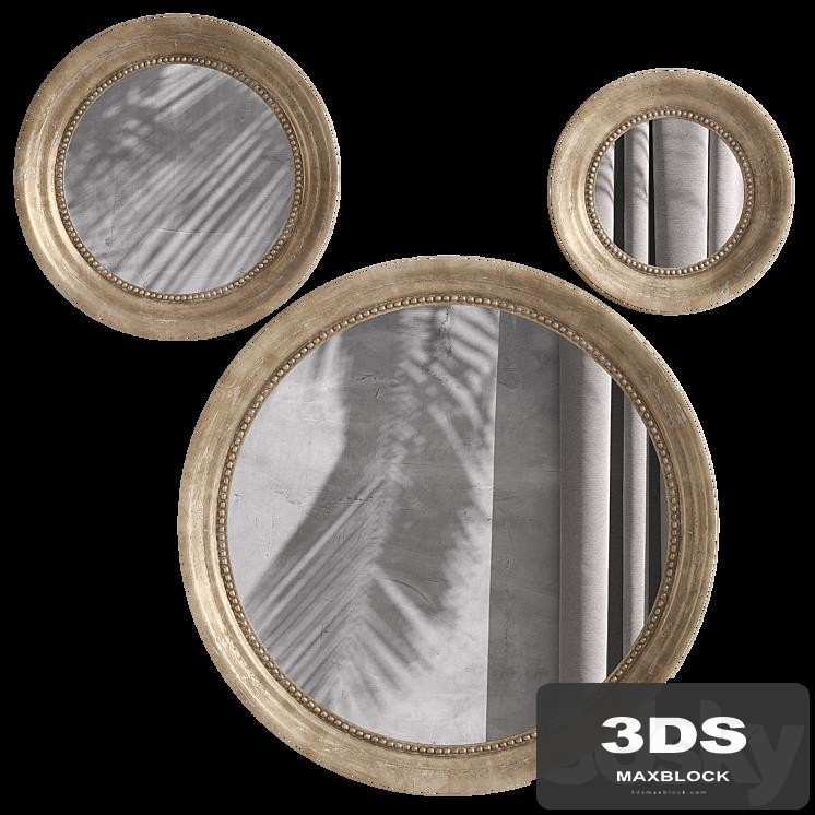 Set of mirrors Afsan_3, La Redoute