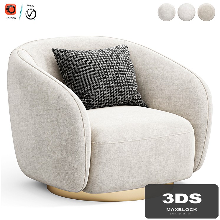 Swivel Chair Brice by Eichholtz