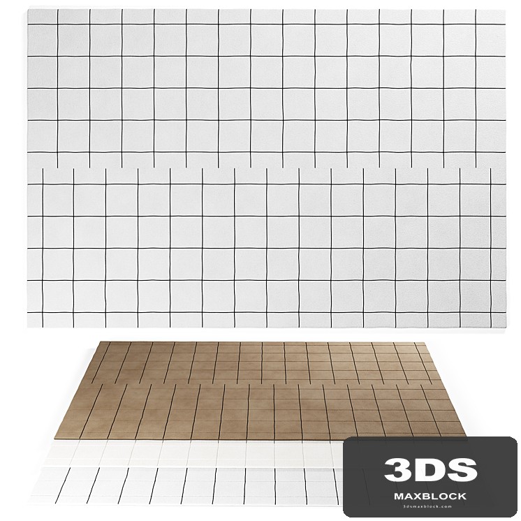 Grid Rug by NORDIC KNOTS