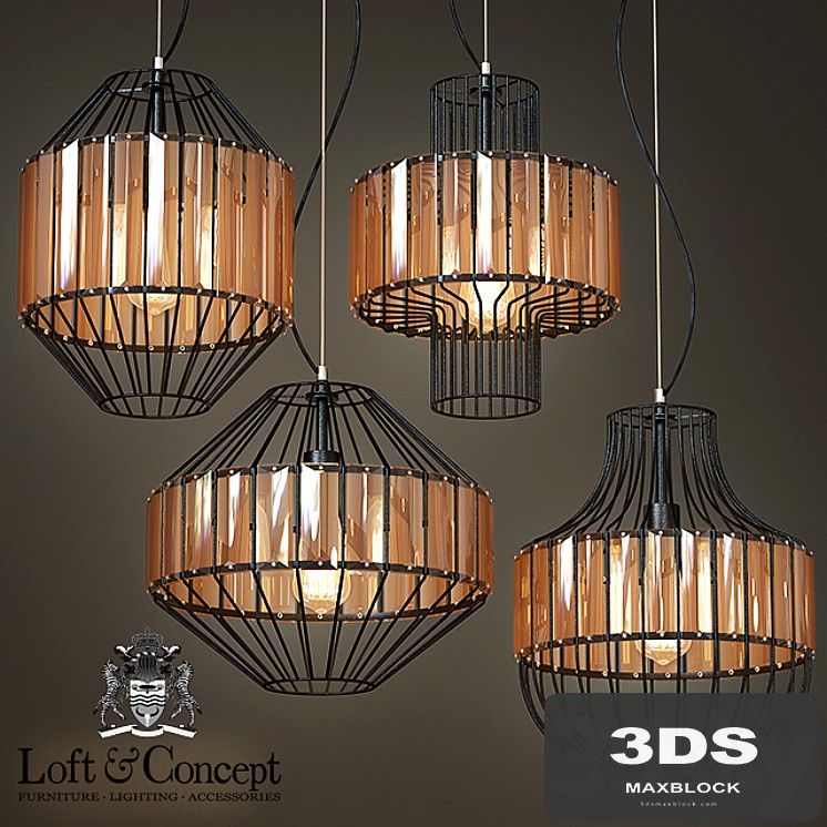 Suspension Glass Plate Pendant