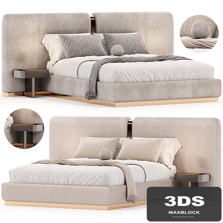 Vogue Bed by Rugiano