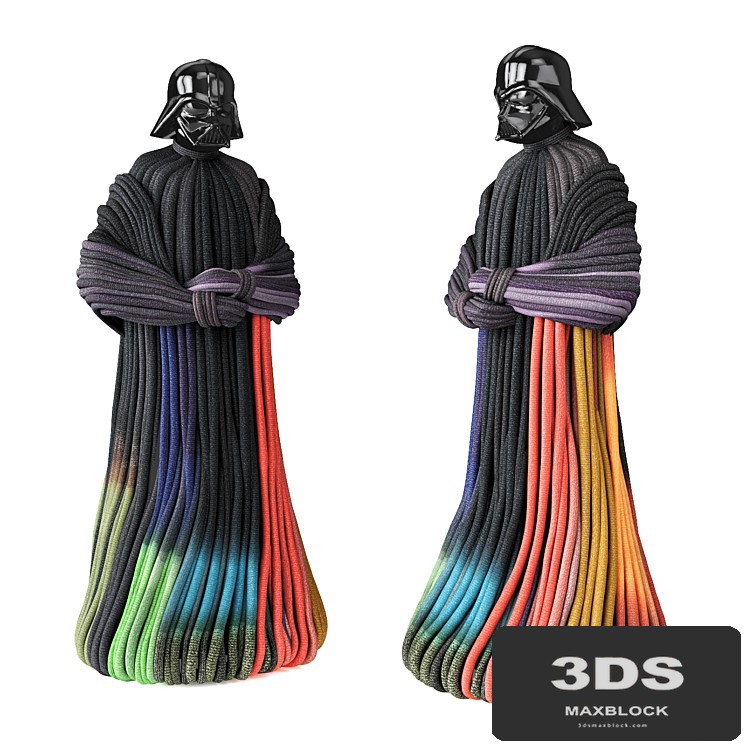 Darth Vader knitted
