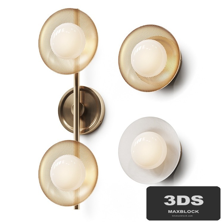 West Elm Bezel Wall Lamps