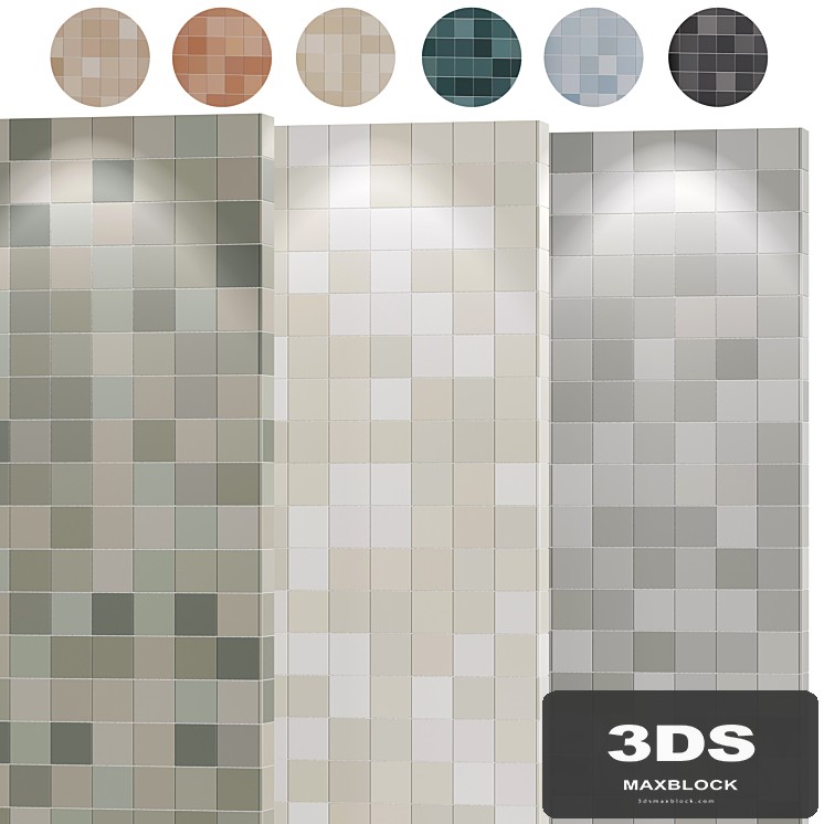 Porcelain tiles Rubik by HARMONY