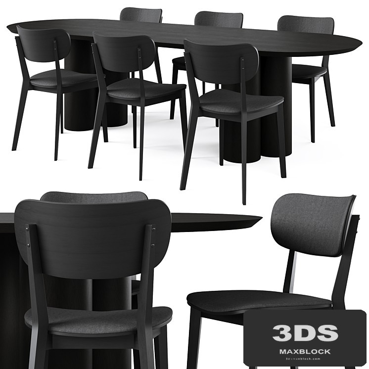 Dining Table TOWNSVILLE and Chair KATO