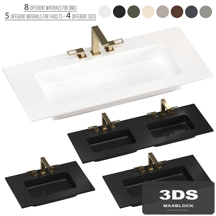 INBANI H tops washbasins set