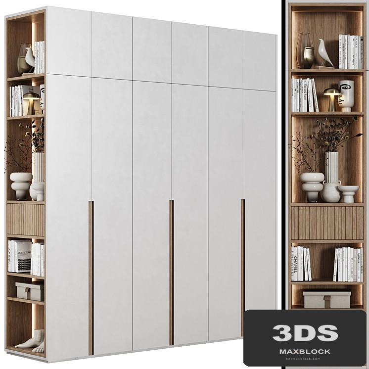 Modular cabinets in modern style 76