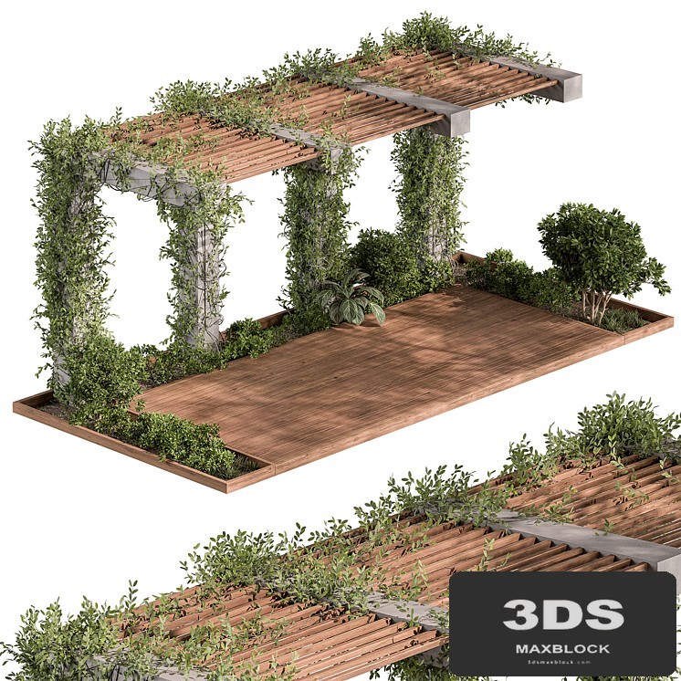Pergola and Plant - Set 81