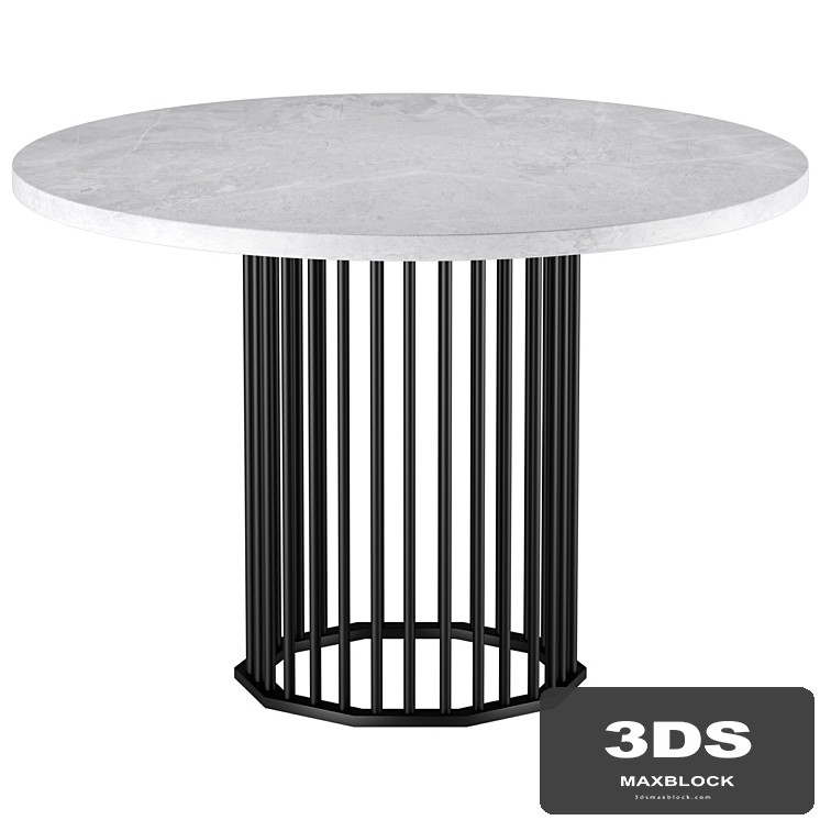 Kitchen table Winter-1 Marble White