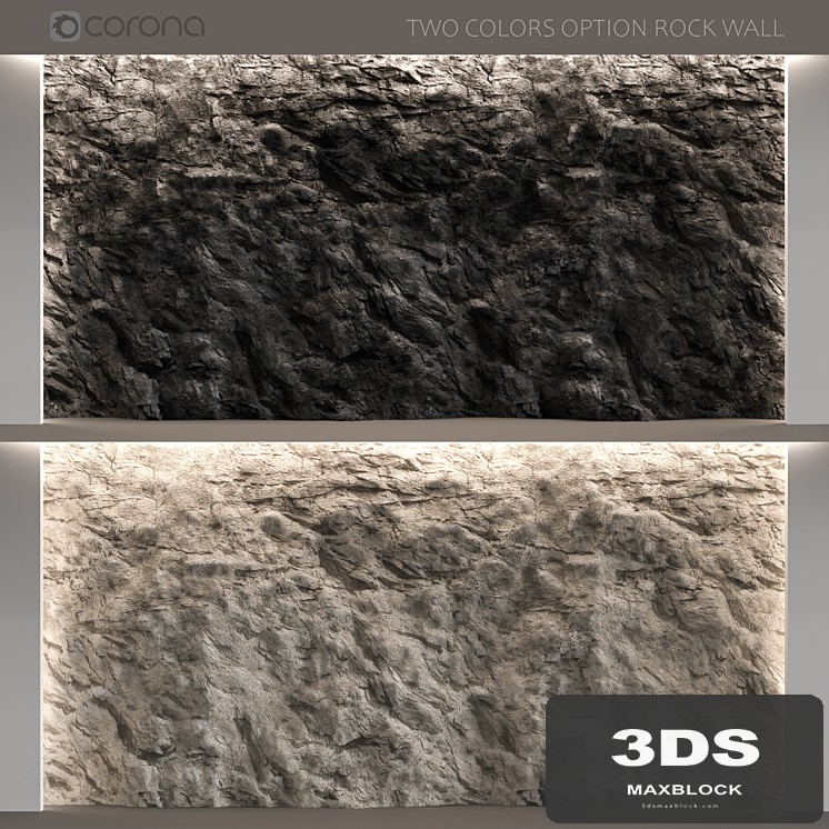Rock decorative wall