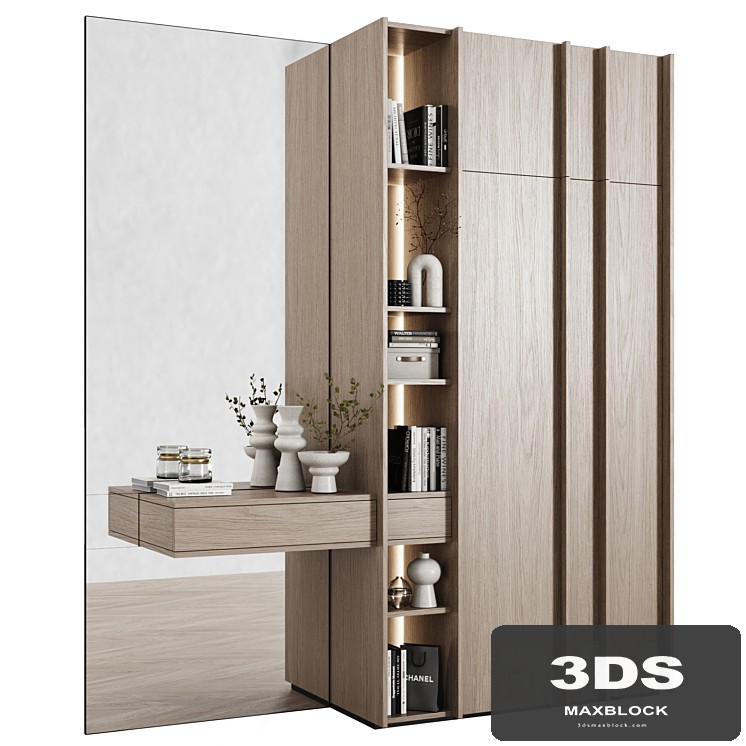 Entrance hall modular in modern style 04