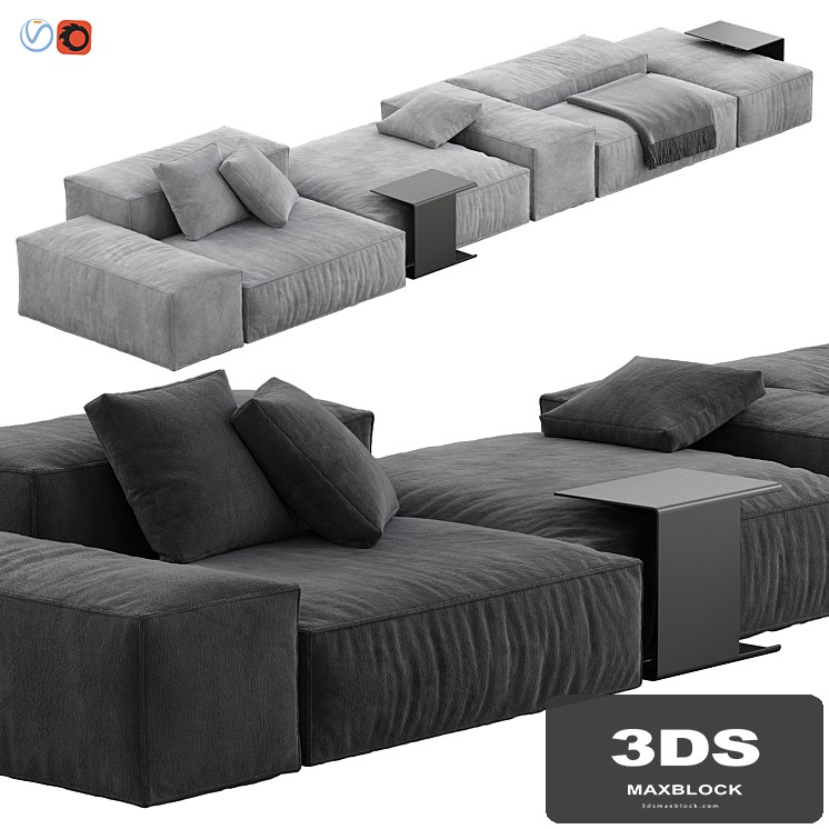Living Divani Extrasoft Sofa Set 3