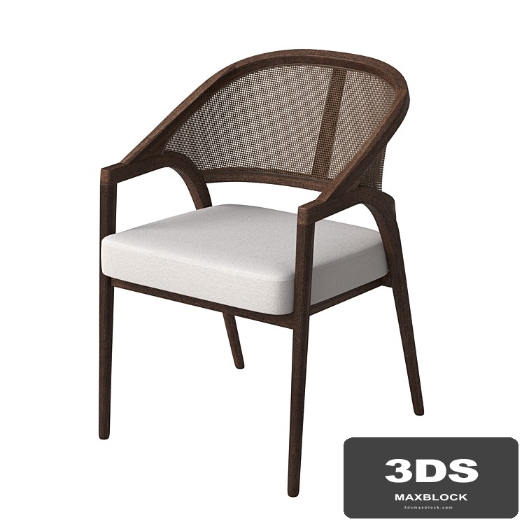 Aimee Dining Arm Chair in Cinder