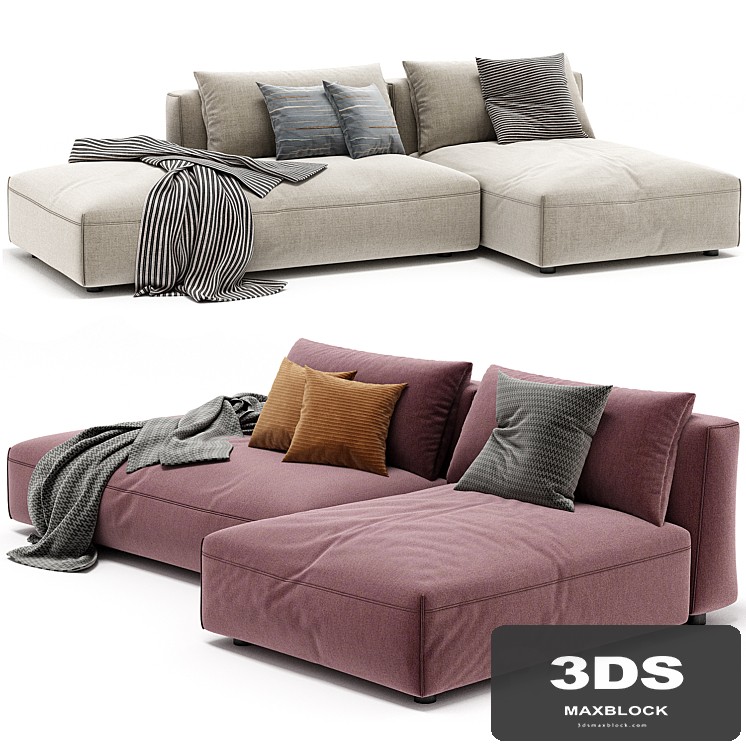 Mobilia ELLEMIA FABRIC MODULAR SET