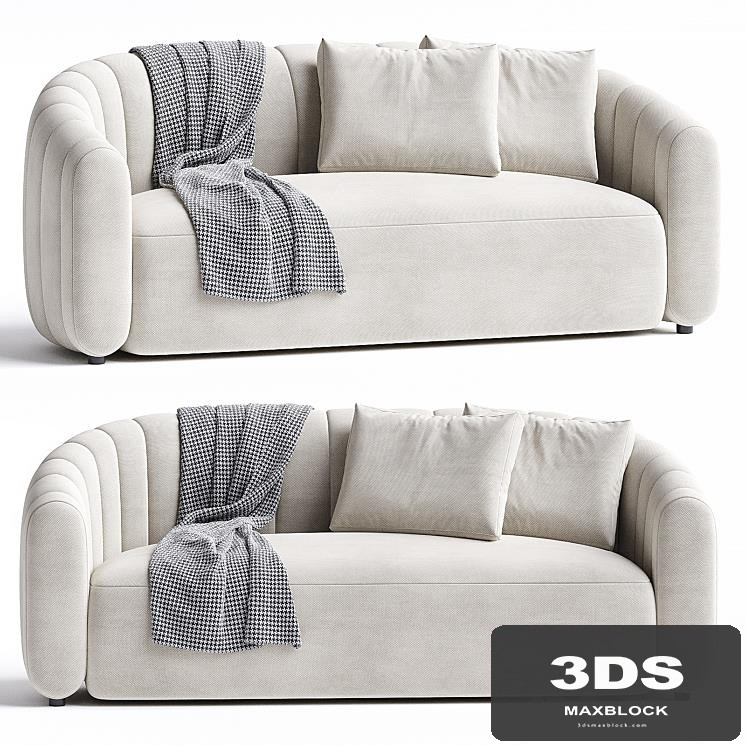 FITZ LOVESEAT WOOLY SAND