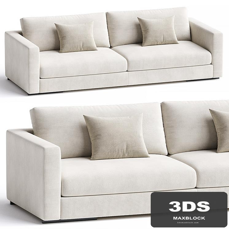 MAGNUM | 3 seater sofa By Flexform