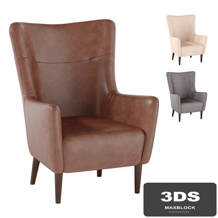 classic leather lounge chair