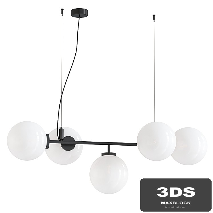 STARBURST LED blown glass pendant lamp