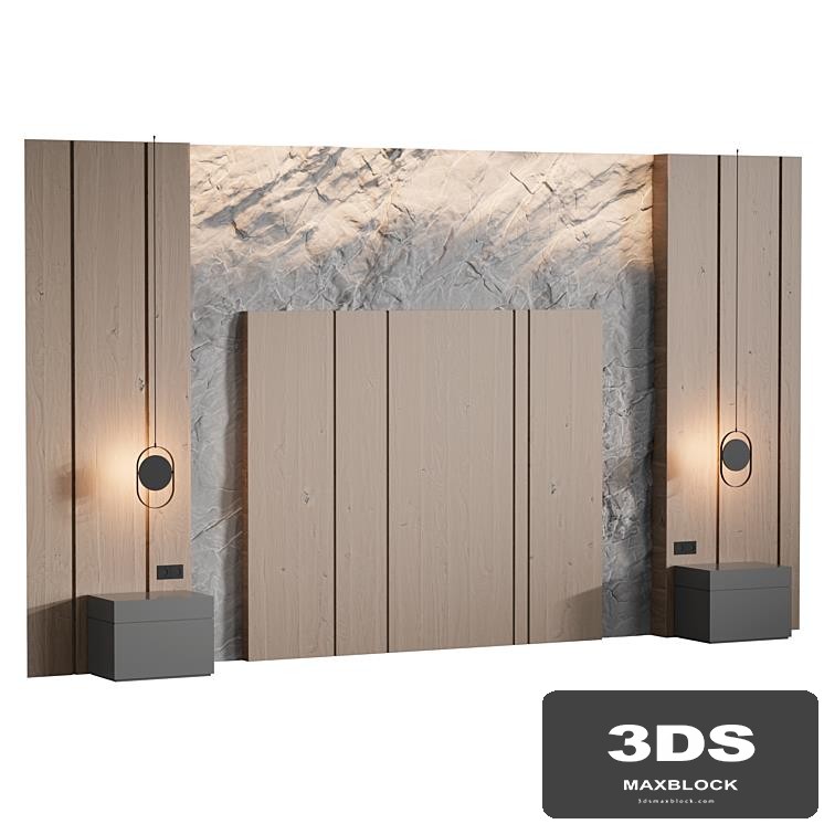 Rock Headboard 05 | Headboard