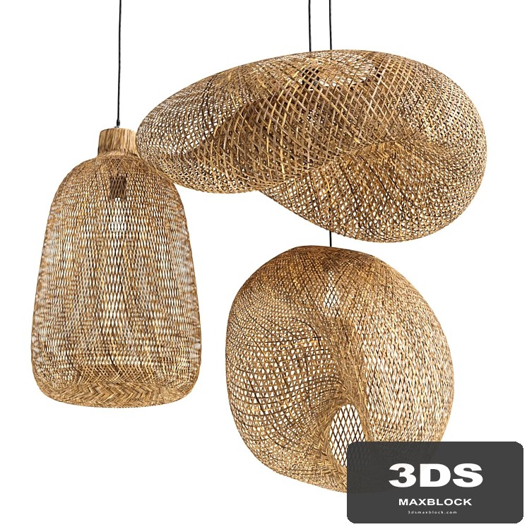 Rattan Pendant light