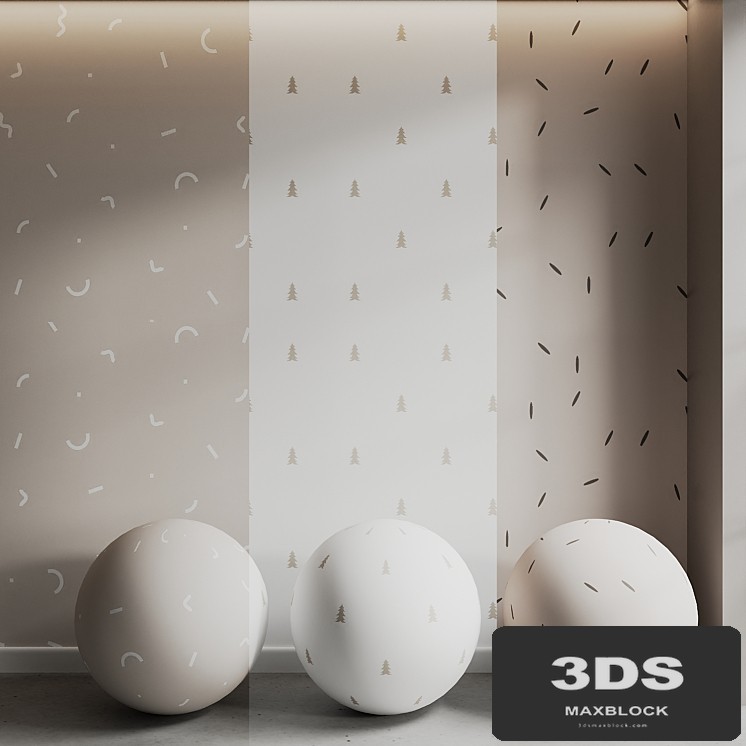 Neutral Children's Wallpaper Set