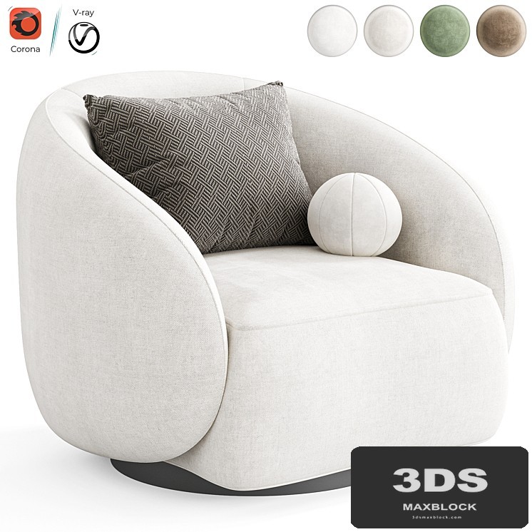 Swivel Chair Amore by Eichholtz
