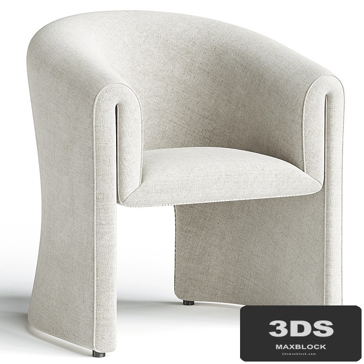 Dining chair Elmore, Portland Cream