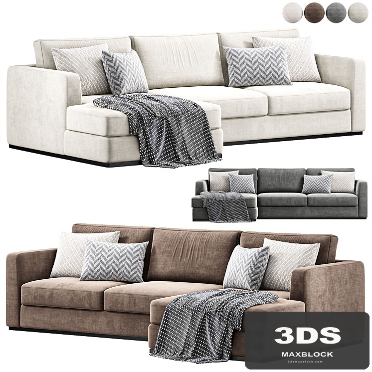 Hamilton Chaise Sectional Sofa By Castlery