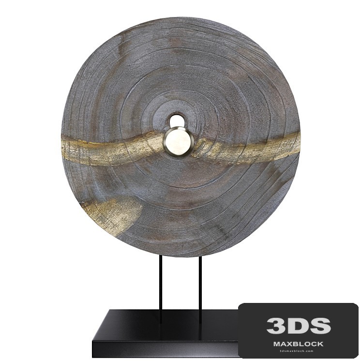 Sculpture Wooden Accent