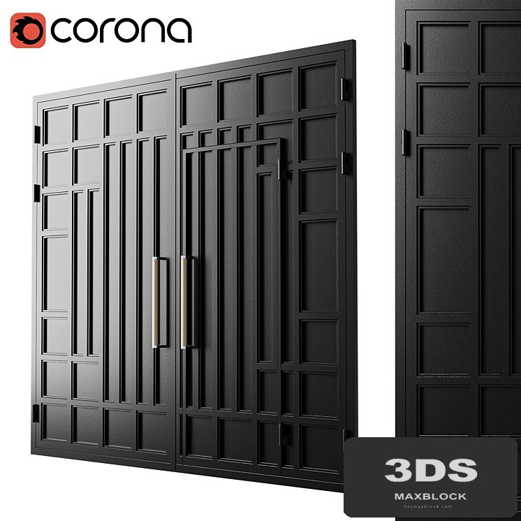 Gate black hi-tech