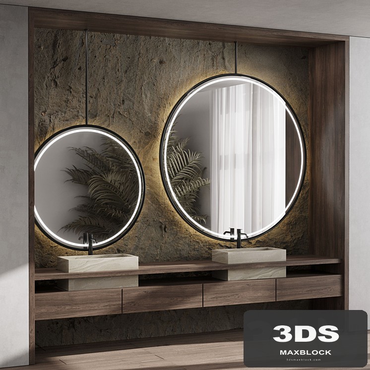 Bathroom furniture by Fauset inbani set 50