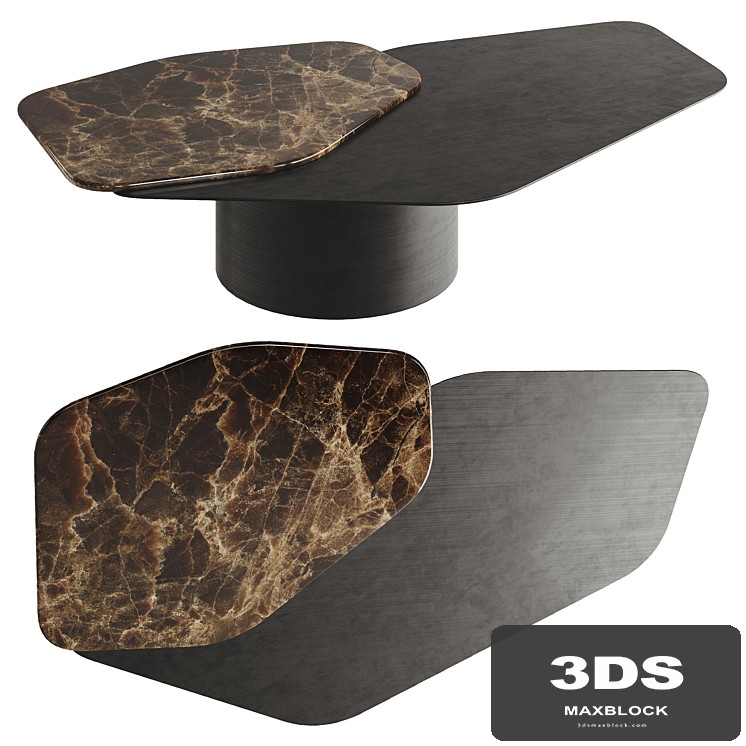 Rugiano Incanto Central Metal Brass Table