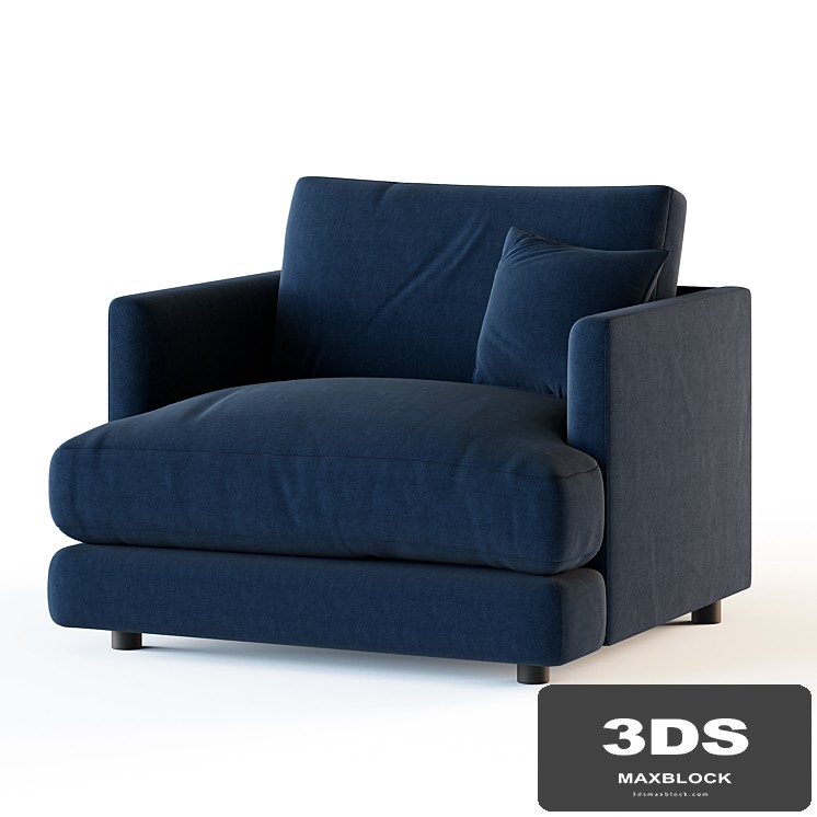 Armchair Ibiza blue