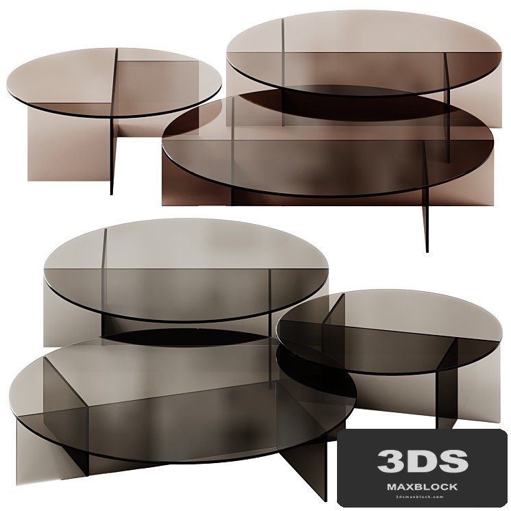 SESTANTE Round Coffee Tables by Tonelli Design