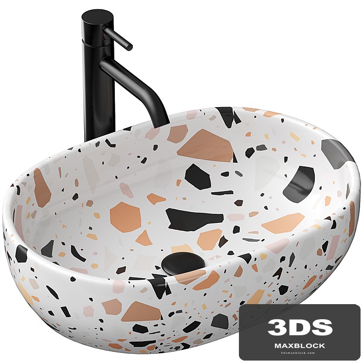 Table Sink Rea Amelia Terazzo