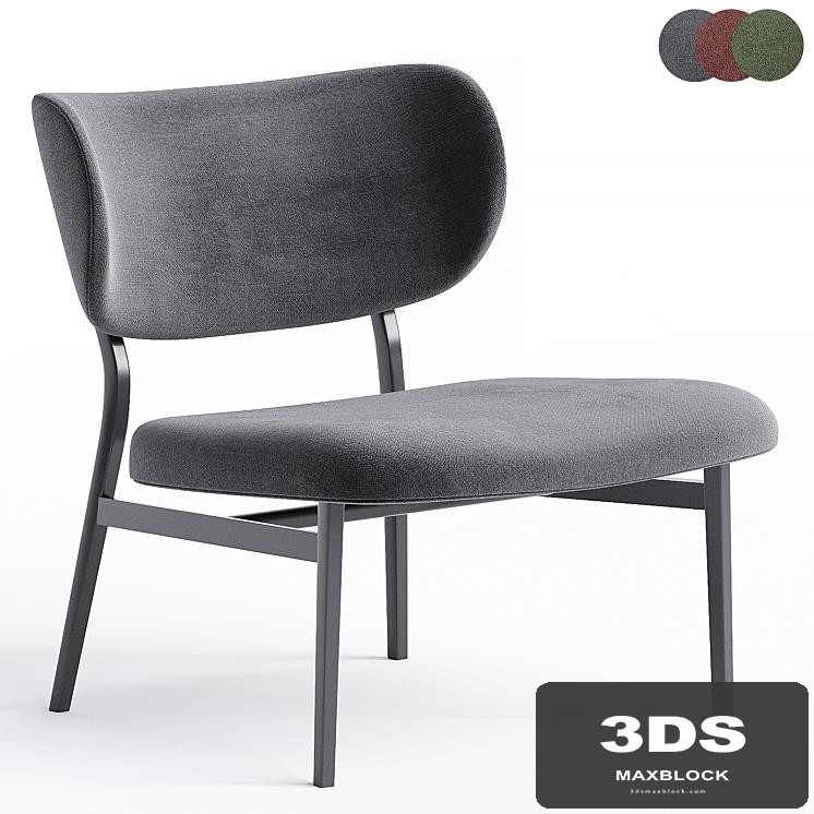 NOOR LOUNGE Easy chair By Bonaldo