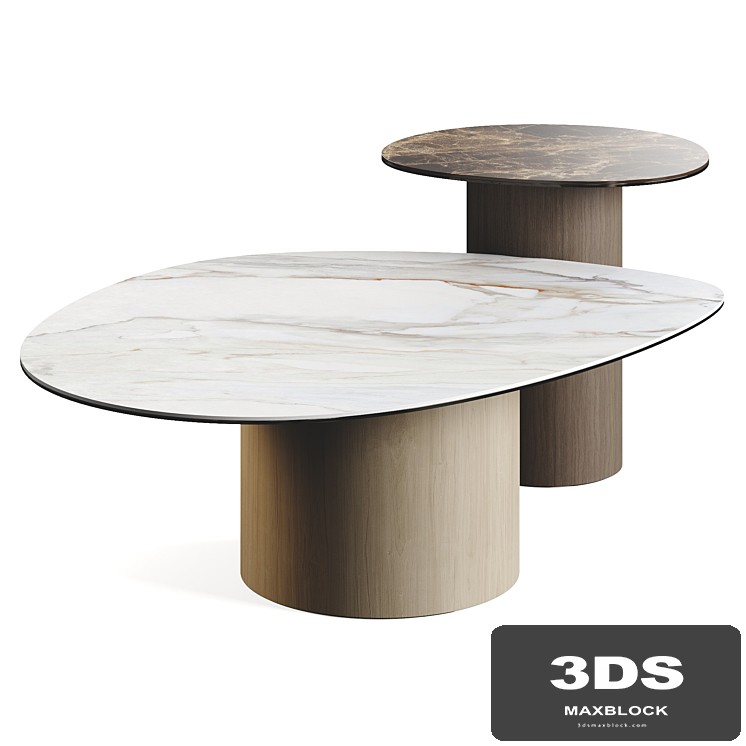 Calligaris Mushroom Coffee TopTables Marble