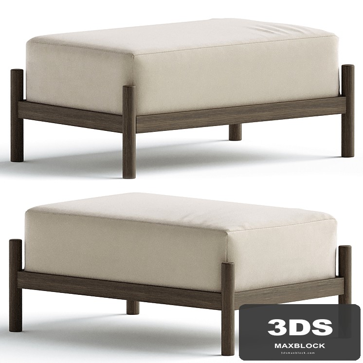SANTO RECTANGULAR OTTOMAN HANDCRAFT