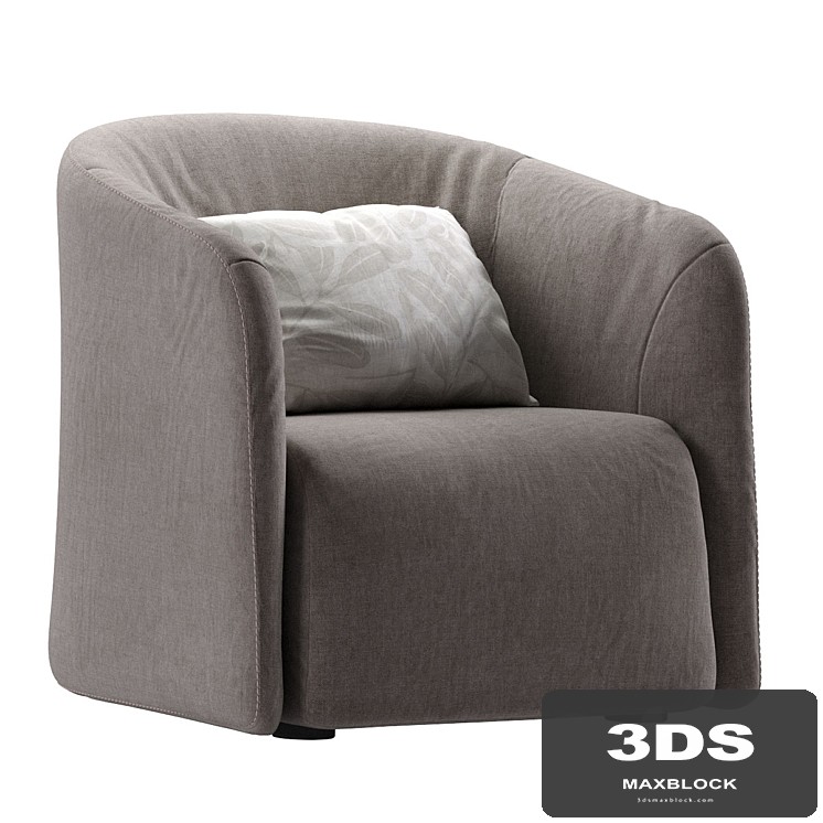 Logos Armchair By Natuzzi