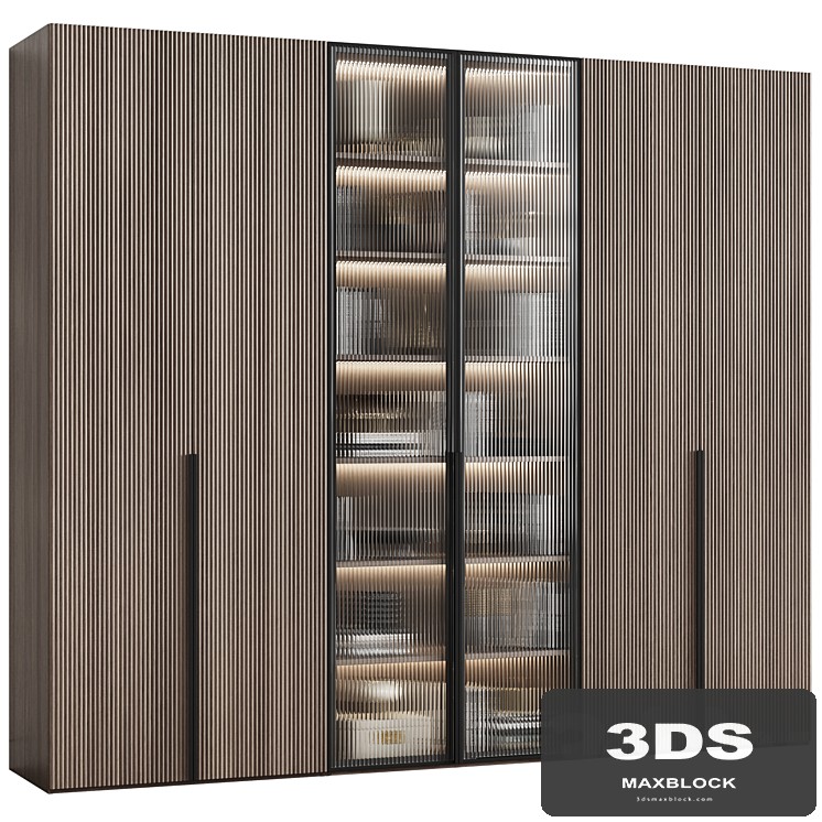 Modular cabinets in modern style 81