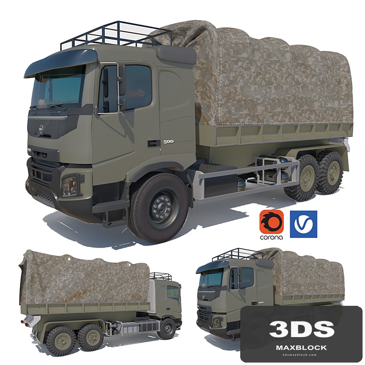 military VOLVO FMX 500