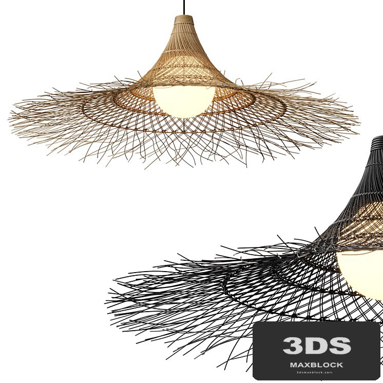 Pendant chandelier Pipa CB2