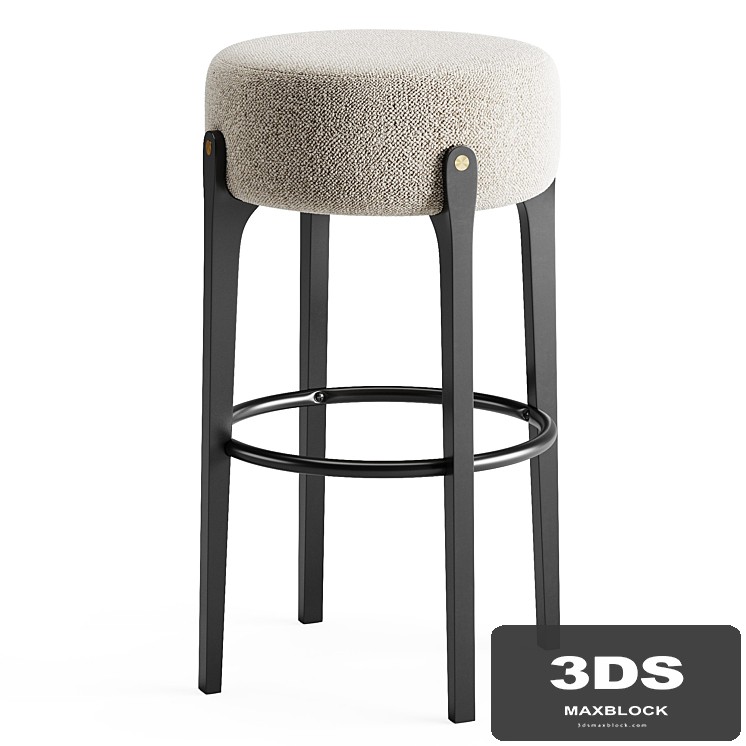 Bottoni Backless Barstool