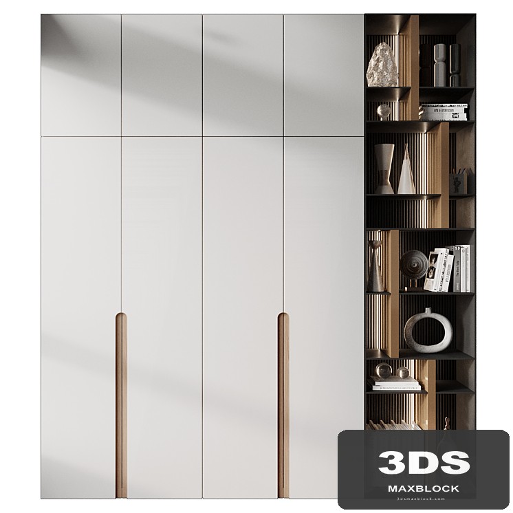 Modern luxury wooden bookshelf GHS-2406