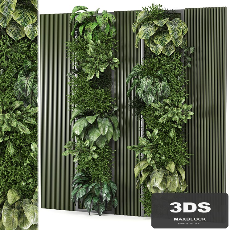 indoor wall vertical garden - Set 953
