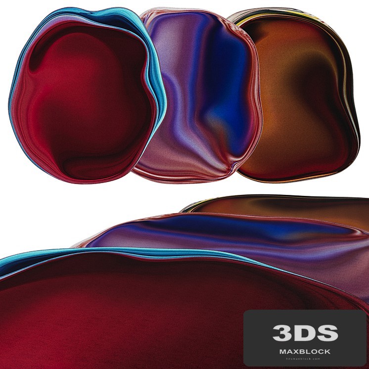 A set of Moooi carpets from the Mixing Pixels collection