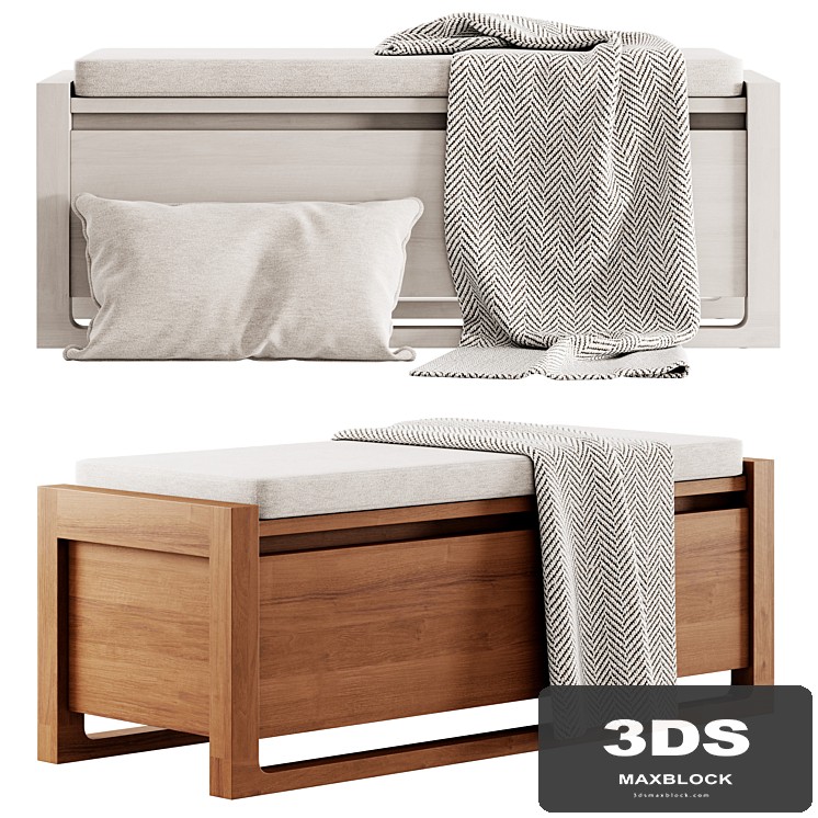 Matera Storage Bench Cushion by Design Within Reach