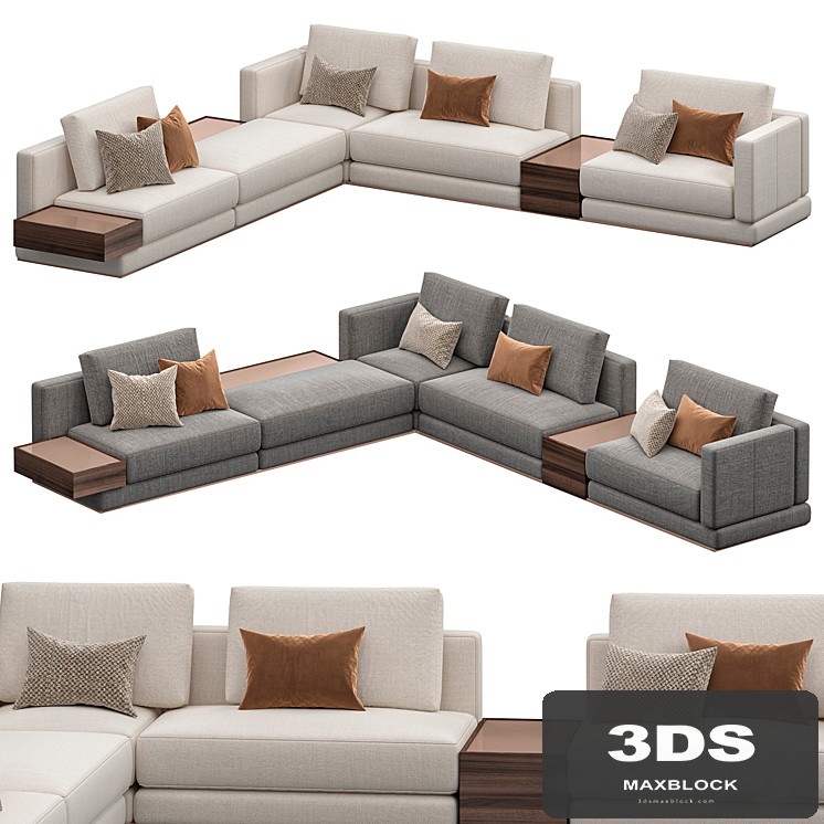 Fletcher modular sofa by laskasas